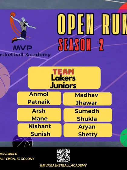 Announcing the Lakers Juniors for our Season 2 tournament.