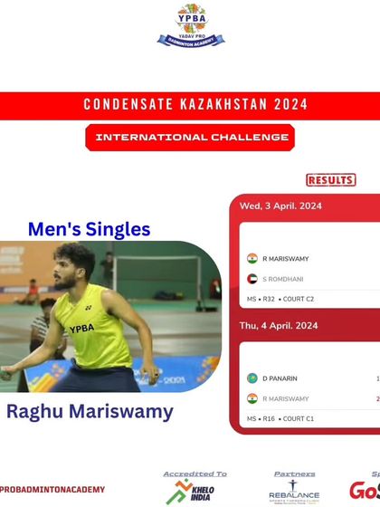 Yadav Pro Badminton Academy - Professional Badminton Coaching Programs International Victories photo 16
