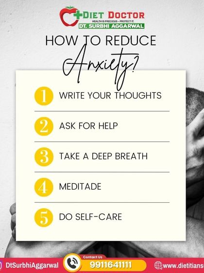 Anxiety can impact your health journey. Here are five simple techniques I recommend to reduce anxiety, including writing your thoughts, deep breathing, and practicing self-care.