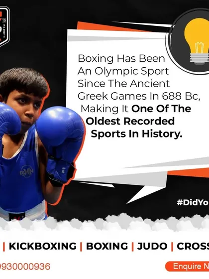 Did you know boxing is one of the oldest recorded sports in history? It has been an Olympic sport since the ancient Greek games in 688 BC.