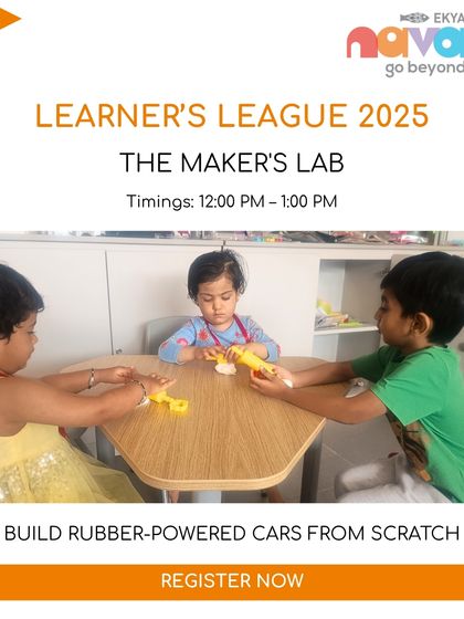 My youngest innovators get their first taste of engineering by building rubber-powered cars from scratch. This project is part of the Learner's League and focuses on teaching basic mechanics and design through playful experimentation.