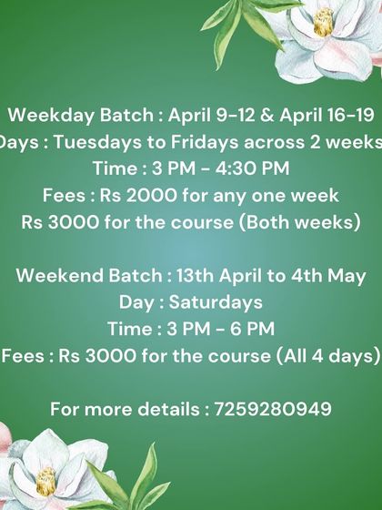 Bloom and Grow - Online Art & Craft Classes Join a Class: Upcoming Courses photo 12