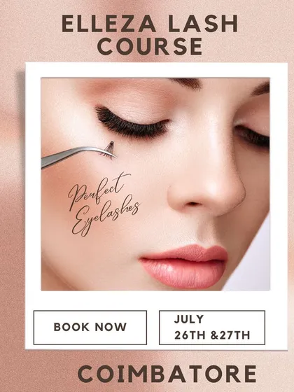 Coimbatore, get ready. We are bringing our popular Elleza Lash Extension training to you. Learn this trending skill to grow your freelance business or salon services.