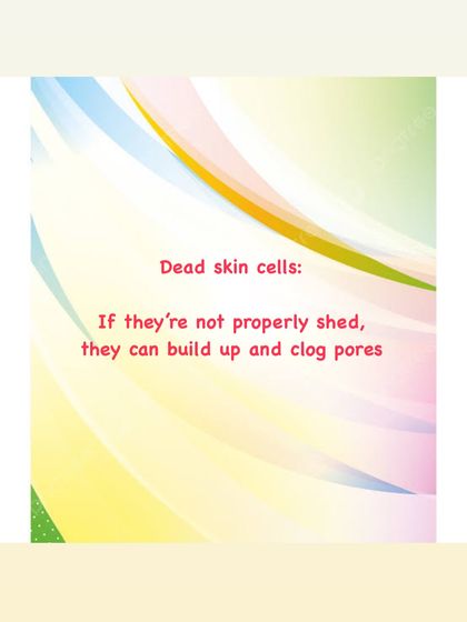 Dead skin cells are another cause. If they are not properly shed through exfoliation, they can build up and clog pores.