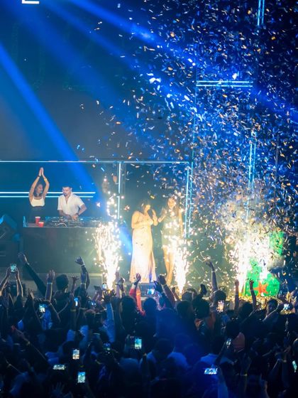 The grand finale of our 2025 New Year's Eve celebration. Confetti, cold pyros, and a cheering crowd made for a legendary start to the year.