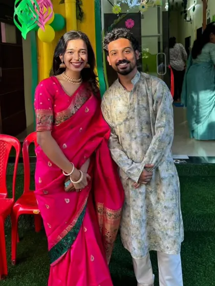A happy picture with a family member who has been a part of this journey from the very beginning. Their support means the world to me.