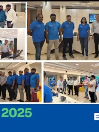 A collage from our Retailer Day in Hyderabad. The event was filled with live product demonstrations and discussions on how our energy management solutions can optimize efficiency and reduce costs.
