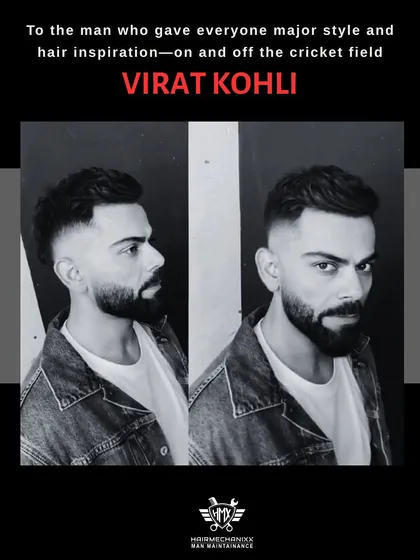 Virat Kohli's style evolution has been legendary. We celebrate his impact on men's grooming, from his perfectly faded cuts to his impeccably maintained beard.