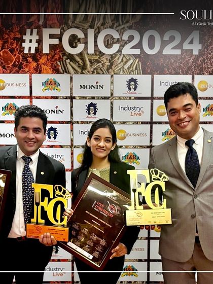 Our team celebrating a grand finale to the year with two prestigious awards from the Food Connoisseurs India Awards.