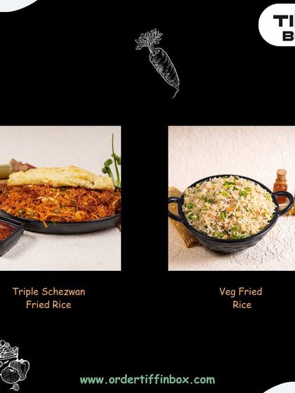 Can't decide? Our Triple Schezwan Fried Rice gives you the best of everything. Or, keep it classic with our perfectly cooked Veg Fried Rice. Both are great options from our Chinese food menu.