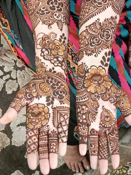 Asma Arts - Bridal Henna Intricate Bridal Designs photo 18