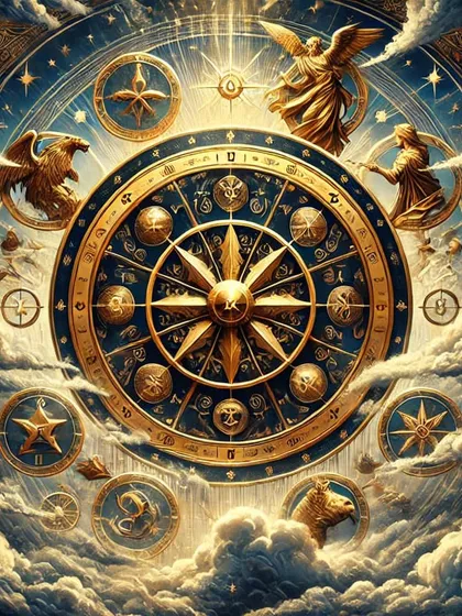 The Wheel of Fortune signifies that change is the only constant. This card teaches us to flow with life's cycles, trusting that every turn, whether up or down, brings new opportunities for growth.