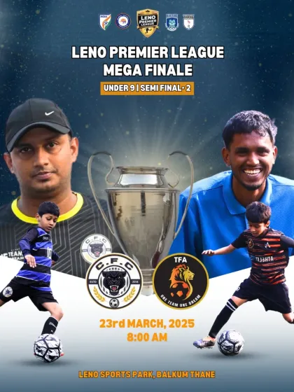 A semi-final showdown in the U9 Leno Premier League. The field is set for an unforgettable match.