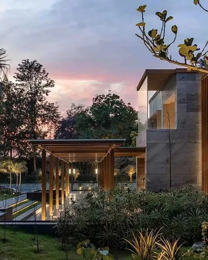 The farmhouse renovation featured in Building Material Reporter. The article highlighted the use of premium, sustainable materials like engineered oak flooring and Abodo timber to create an opulent and sophisticated home.