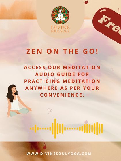 Zen on the go! We offer a free meditation audio guide so you can practice meditation anywhere, at your convenience.