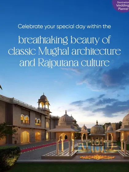 At Fairmont Jaipur, you can celebrate your special day surrounded by the beauty of classic Mughal architecture and Rajputana culture.