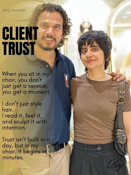 Client trust is everything. When you sit in my chair, you get more than a service; you get a moment where I read your hair and sculpt it with intention.