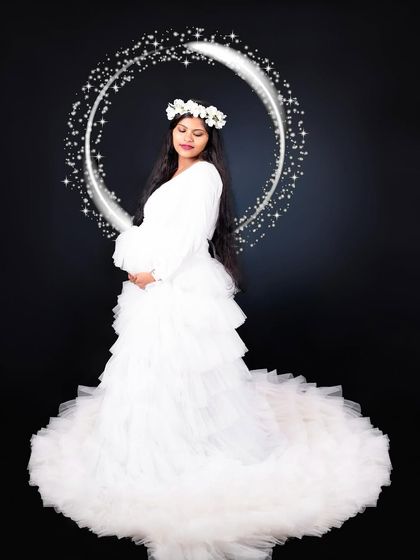 Dee Yashaswini - Occasion Wear Rentals Maternity Photoshoot Outfits photo 57