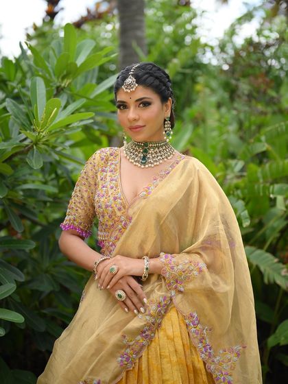 Maya Designer Studio - Custom Bridal & Occasion Wear Modern Half Sarees (Langa Voni) photo 52