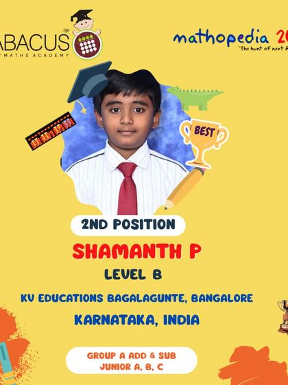 Abacus D Maths Academy - Educational Franchise & Teacher Training Mathopedia: Our Annual Competitions photo 52