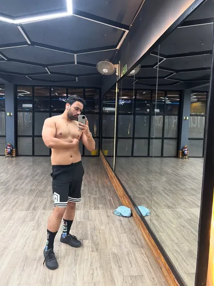 A post-workout physique check. Consistency in training and nutrition is what creates these results over time.