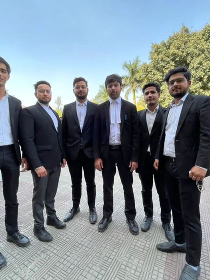 A group of us from the chambers, united in our purpose.