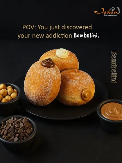 Meet our Bombolini, Italian-style donuts that are pillowy soft and filled with luscious cream. Dusted with sugar, these treats are available with various fillings like rich chocolate, smooth hazelnut, and classic custard.