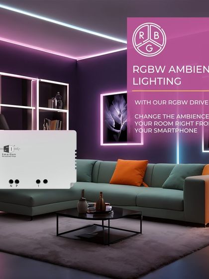 With my RGBW driver, you can change the ambiance of your room right from your smartphone. This is a must-have for any 2024 living room.