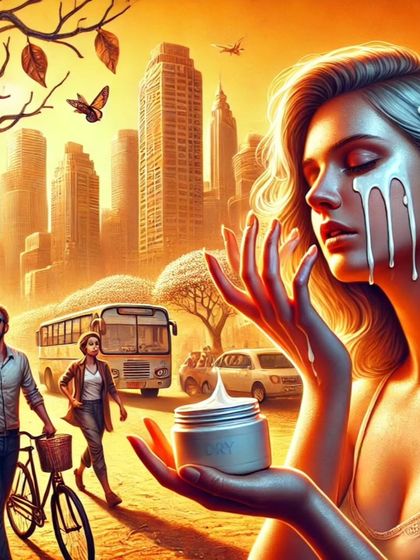 This image illustrates the feeling of dry, tight skin that many experience. My advice is simple and scientific: avoid very hot water, moisturize frequently with products suited for your skin, use gentle cleansers, and always protect your skin from the sun.