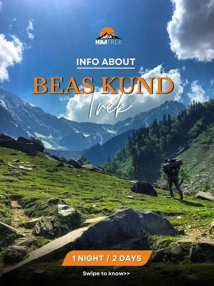 All the info you need for the Beas Kund trek. It's a short but incredibly rewarding 1 night, 2 days adventure.