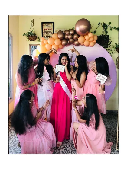 My goal is to create a space where memories are made. Seeing the bride-to-be and her bridesmaids having fun and capturing photos against the decor I designed is the best part of my job.