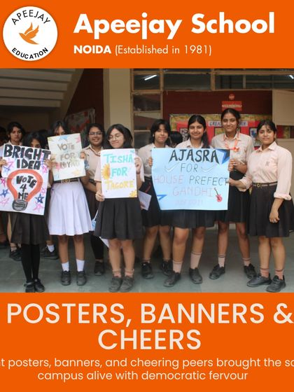 The school campus buzzes with democratic fervor as students campaign with vibrant posters, banners, and cheers. This lively atmosphere encourages participation and gives candidates a platform to connect with their peers and build support for their vision.