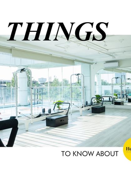 Here are a few key things to know about us. We offer a variety of classes in a beautiful studio, I am dedicated to your goals, and we provide everything from Reformer Pilates to Aerial Yoga.