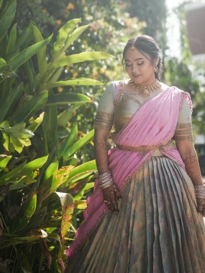 Anthariya by Nidhi Gowda - Custom Bridal & Occasion Wear Upcycled Kanjivaram Lehengas (Langa Voni) photo 56