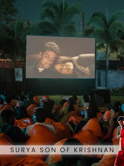 "Emotions full ga, sky open ga, vibes next level ga!" Our screening of the Telugu classic Surya Son of Krishnan in Hyderabad was a huge hit.