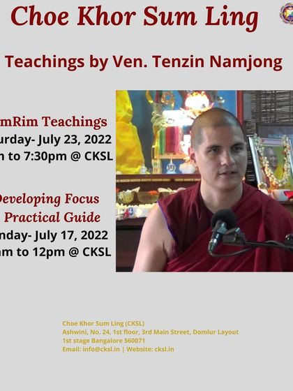 Choe Khor Sum Ling - Buddhist Philosophy Courses Core Concepts: Mind, Karma & Impermanence photo 9