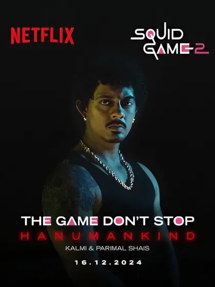 It was an absolute thrill to create the look for Hanumankind for the official Squid Games x Netflix collaboration. This project was all about capturing a dark, intense, and unforgettable character.