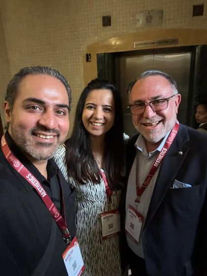 Reconnecting with friends and mentors at Aesthetics 2024. These relationships are the foundation of my continued growth as a dermatologist.