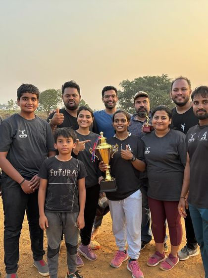 The winning team of our fourth annual cricket league. These events are a great way for us to bond and have fun outside of our regular training.