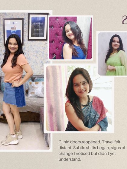 A look back at April 2021. The clinic doors had reopened, and I began to notice subtle shifts in my own health and wellness journey, signs of change I didn't yet fully understand.