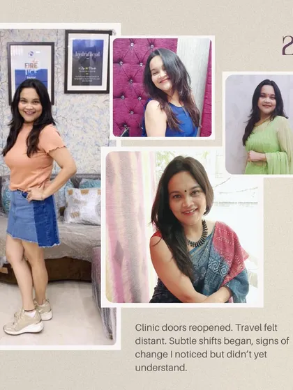 A look back at April 2021. The clinic doors had reopened, and I began to notice subtle shifts in my own health and wellness journey, signs of change I didn't yet fully understand.