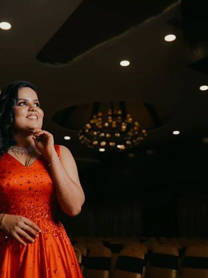 Another beautiful portrait of the reception bride, capturing a moment of quiet reflection and happiness.