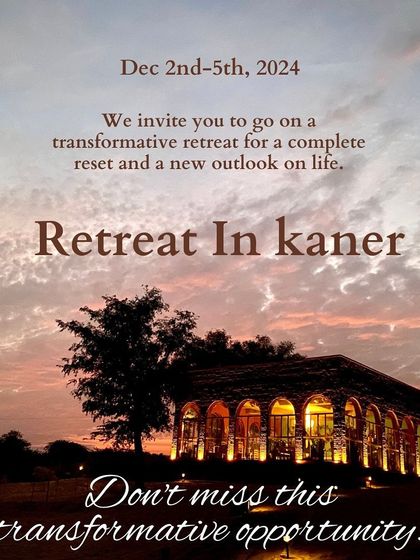 An invitation to our transformative retreat in Kaner. This is an opportunity for a complete reset and a new outlook on life, away from the noise of urban life in a relaxing desert sanctuary.