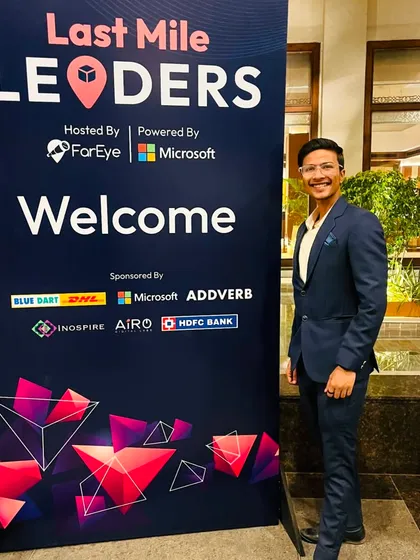 A warm welcome at the 'Last Mile Leaders' event hosted by FarEye and Microsoft. It was a pleasure to entertain leaders in the tech and logistics industry.
