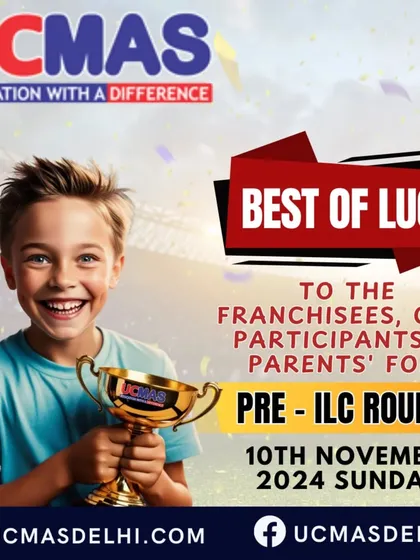 Best of luck to our entire community for the Pre-ILC Round 2. We can't wait to see the hard work and preparation in action as our UCMAS champs continue their journey toward excellence.