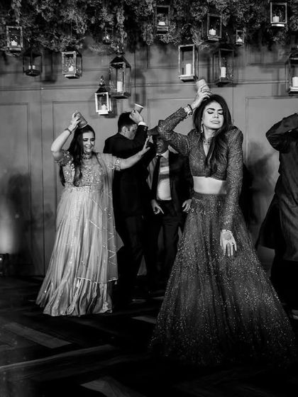 The party doesn't stop on stage. We love choreographing fun, interactive moments where the performers engage with the audience, like this high-energy number.