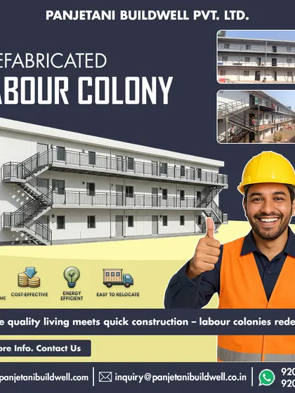 This is a prime example of our prefabricated labour colony solutions. We design and construct multi-story housing that is cost-effective, energy-efficient, and can be deployed rapidly, providing quality living spaces for workforces on-site.