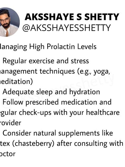 High prolactin levels can be managed through lifestyle changes. Regular exercise, stress management techniques like yoga, adequate sleep, and proper medication are key components of a successful management plan.