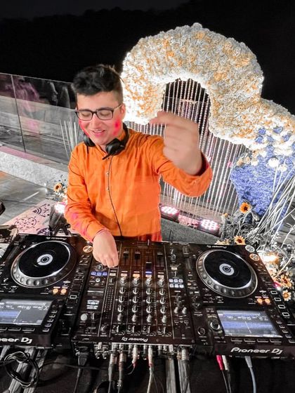 A little bit of color from the Haldi celebration. It's all part of the fun and festivities of an Indian wedding.