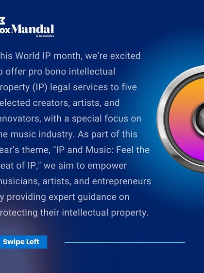 As part of this year's World IP Month theme, "IP and Music," we offered pro bono IP legal services to five selected creators in the music industry.
